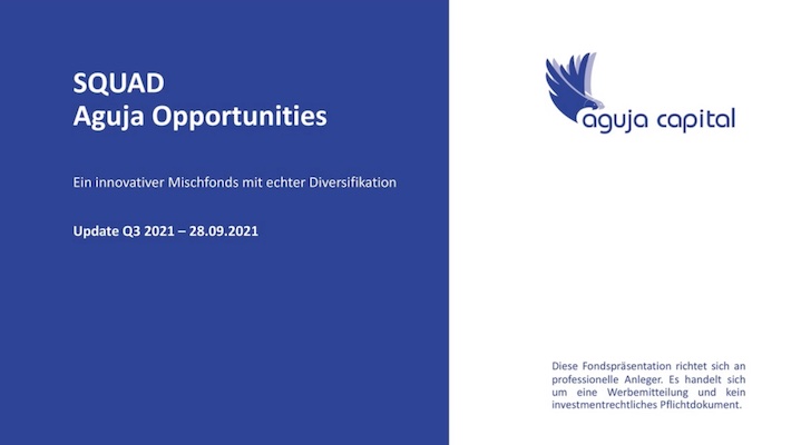 SQUAD Aguja Opportunities - Q3 2021 Quartalsupdate